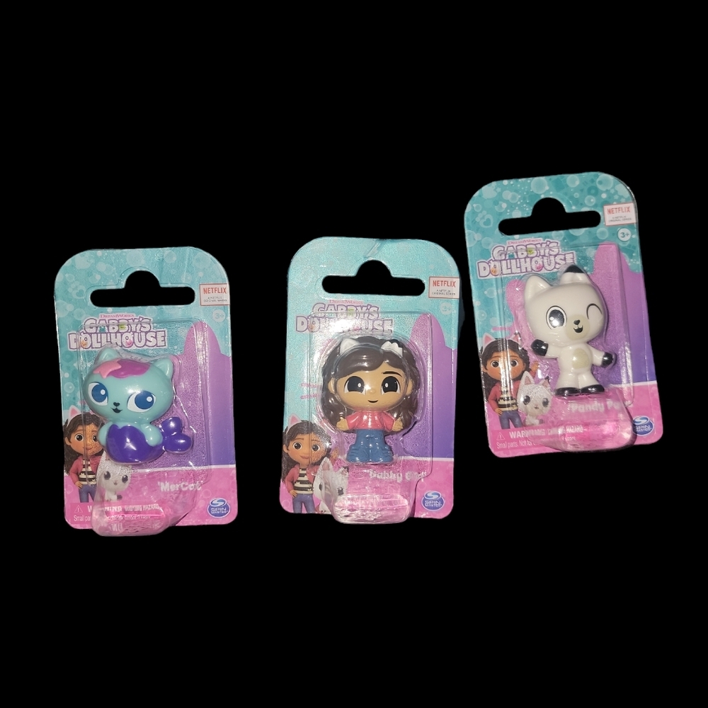 3 Gabby's Dollhouse Figures